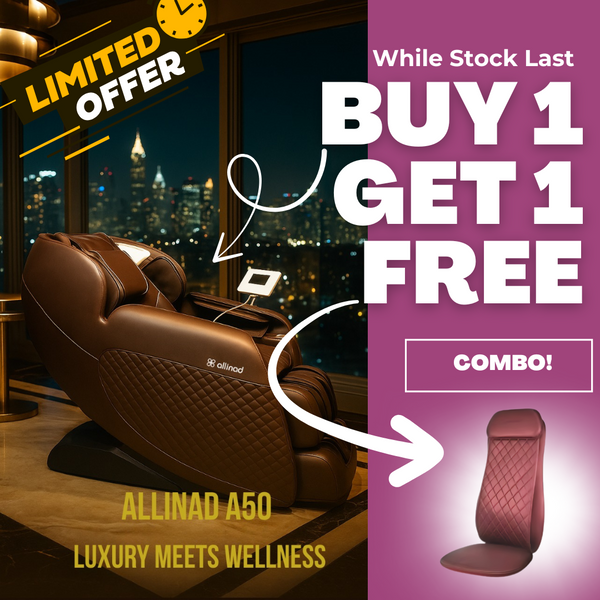 A50 "Talking" Therapeutic Massage Chair COMBO